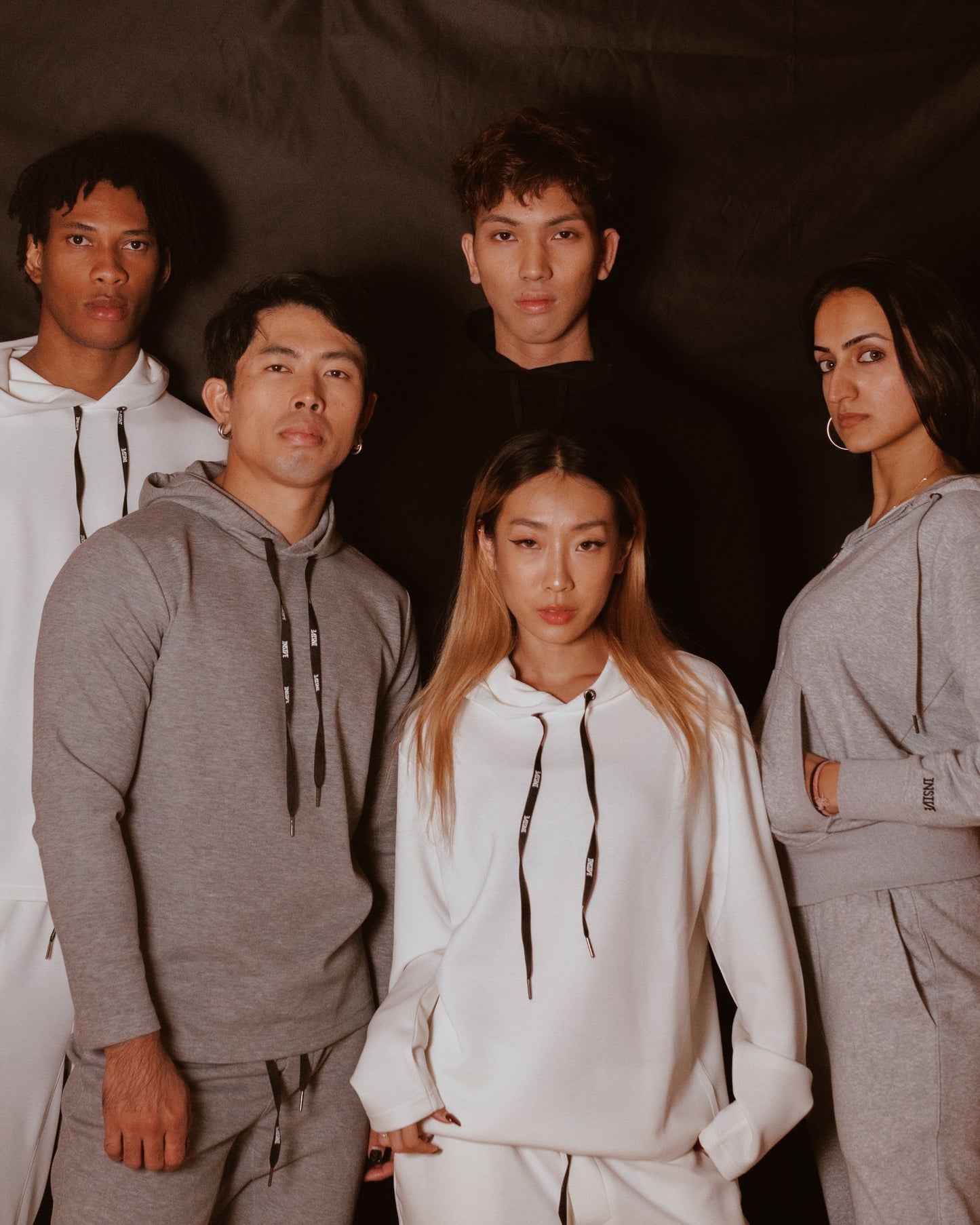 Black French Terry Zipper Hoodie