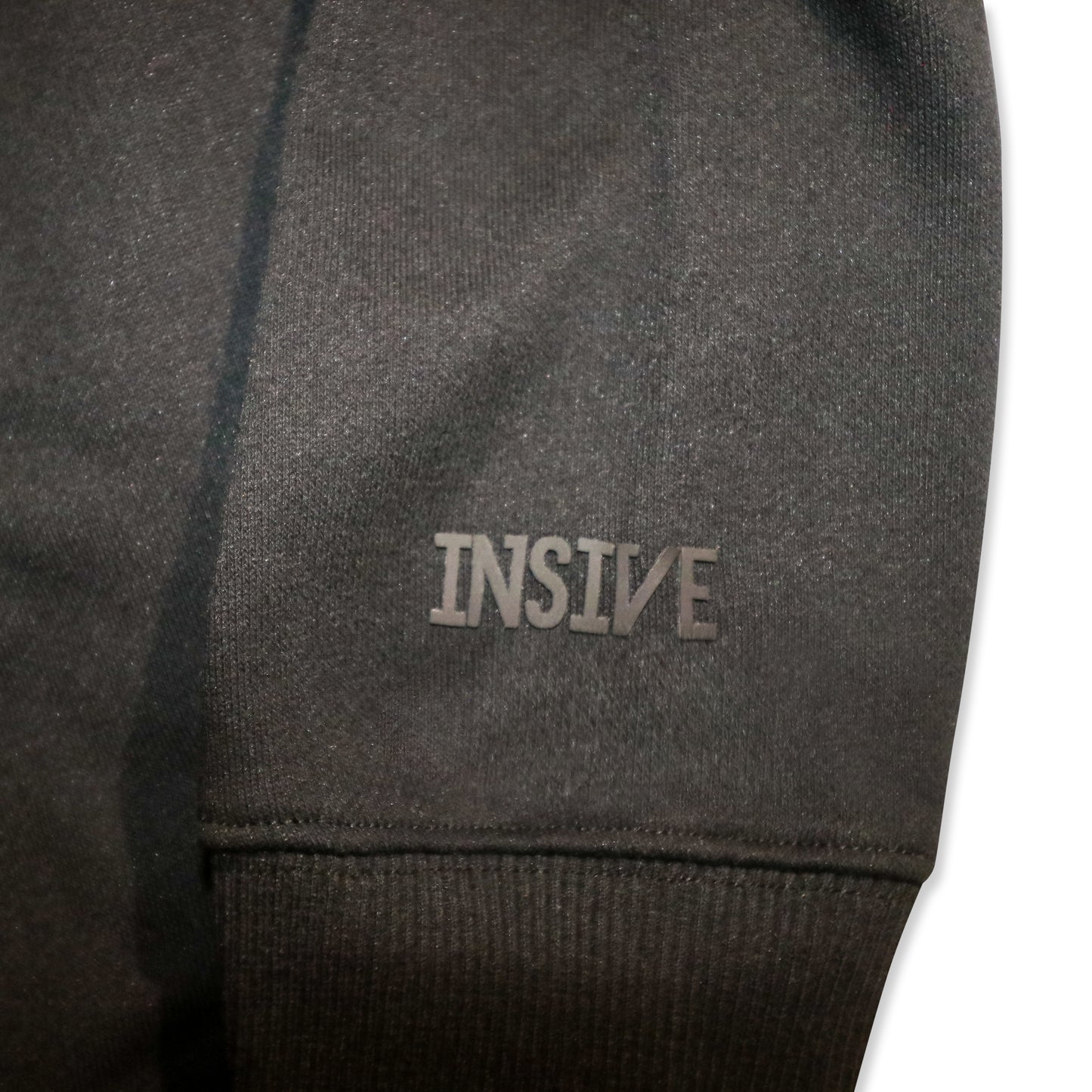 Black Cotton Poly Spandex Hoodie