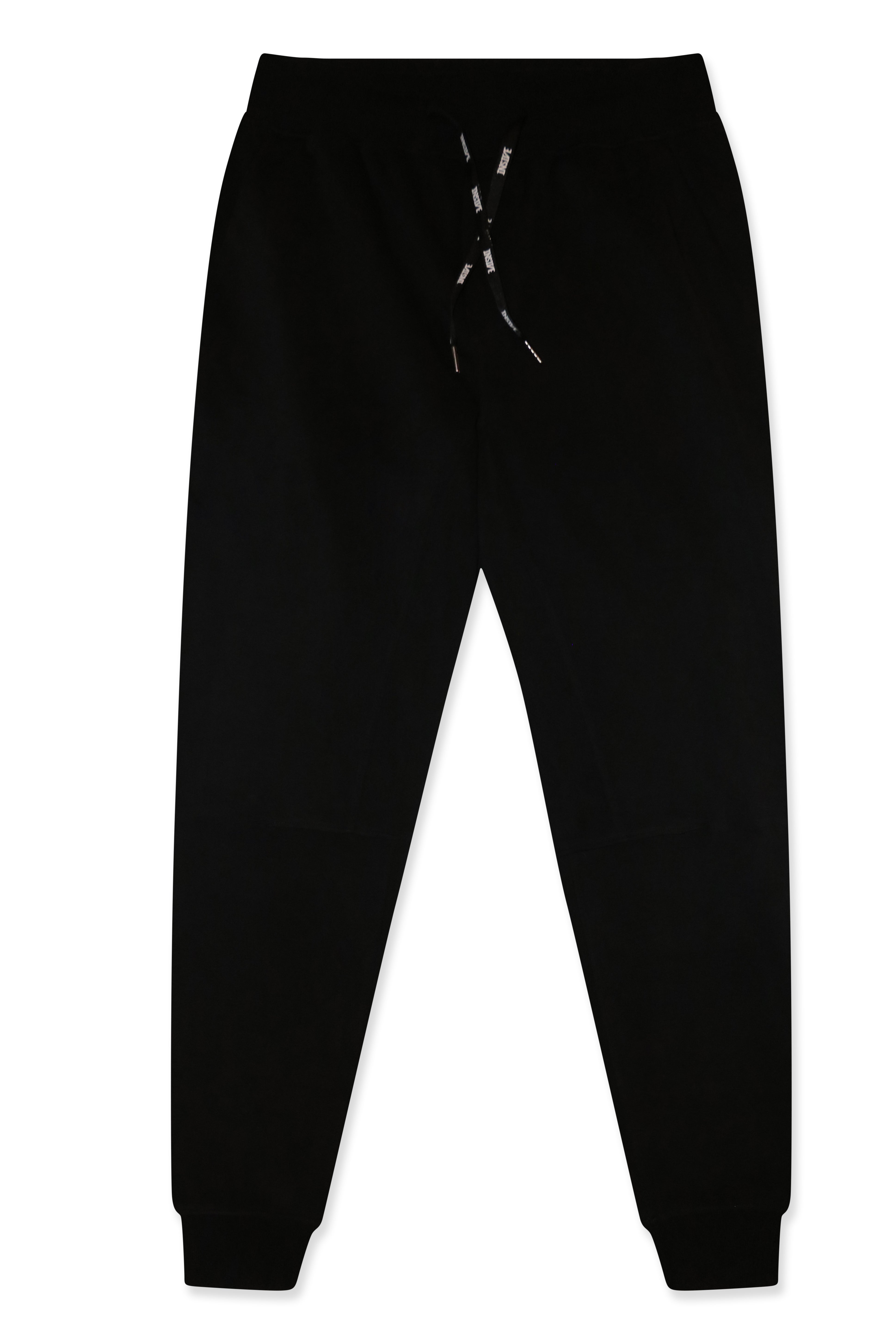Black Rayon Joggers | INSIVE